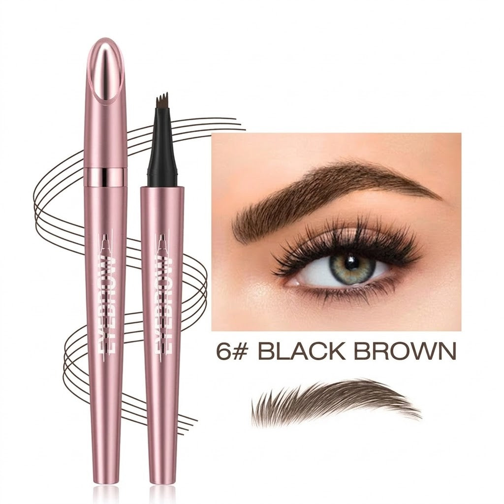 Polarvix® Navozilo® Waterproof Micro-Fork Brow Pencil – Natural Hair-Like Brows