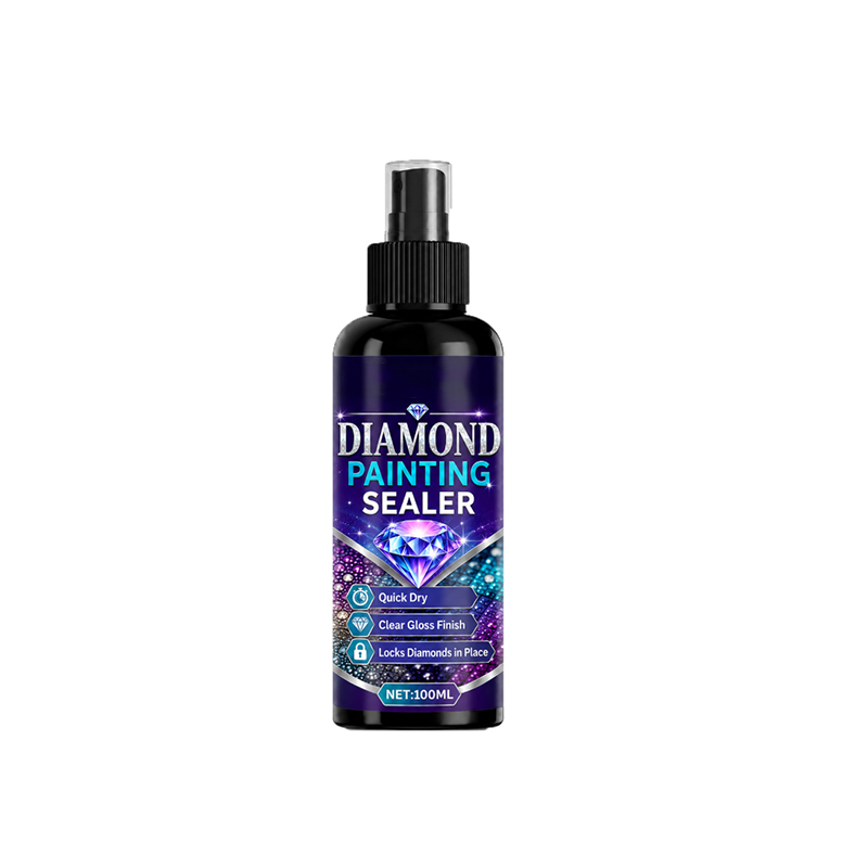 Polarvix® 💎🌟Diamond art sealer – locks beads, glossy finish, dries fast & lasts.