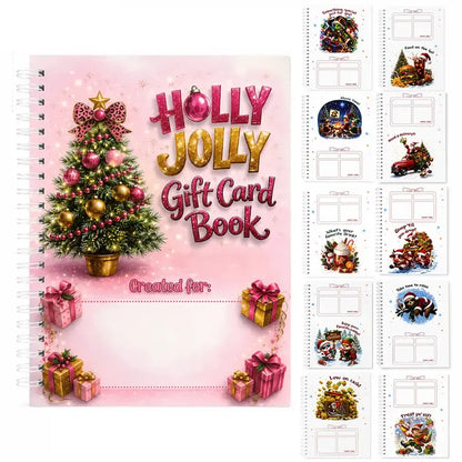 🎁🎁 40% OFF – Perfect for Christmas! 🎅 Christmas Gift Card Album – DIY Spiral Album for Personalized Gifts 👍– Polarvix®