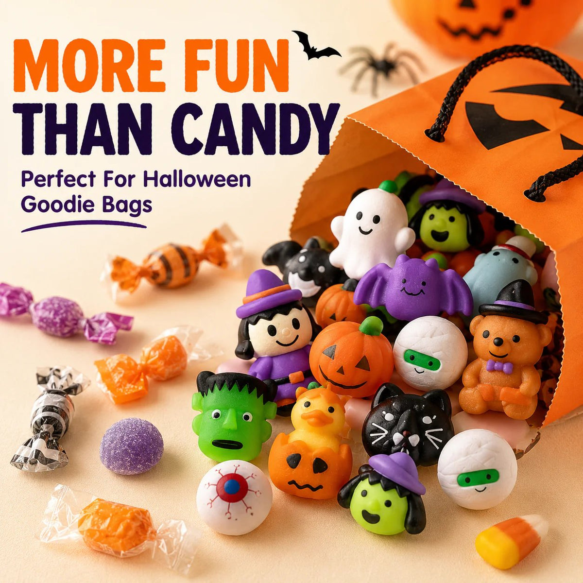 🔥Last Day 40% OFF - 🎃 30PCS Halloween Mochi Squishy Toys