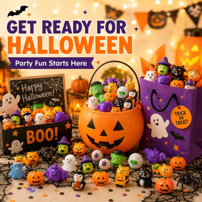 🔥Last Day 40% OFF - 🎃 30PCS Halloween Mochi Squishy Toys