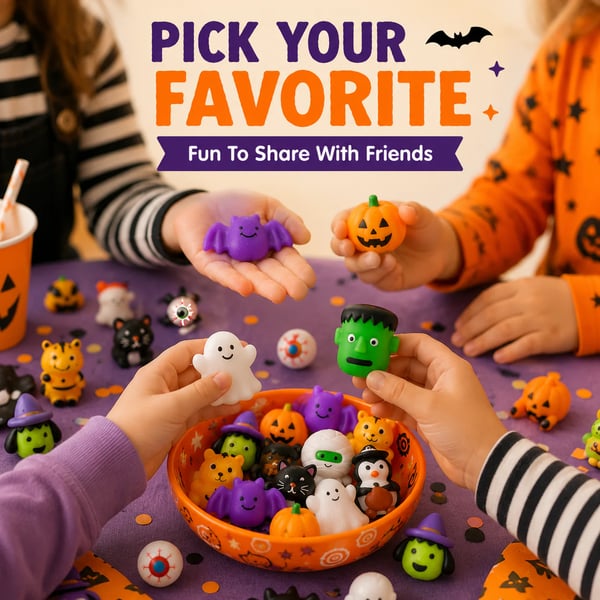 🔥Last Day 40% OFF - 🎃 30PCS Halloween Mochi Squishy Toys