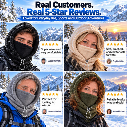 🔥Limited Time 40% OFF🔥3-in-1 Winter Balaclava Hood – Warm Thermal Face Mask for Full Head, Face & Neck Coverage