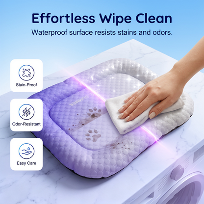Beat the Heat! ❄️ Cooling Mat for Pets 🐶🐾 | Self Cooling • Breathable • Perfect for Summer--Polarvix®
