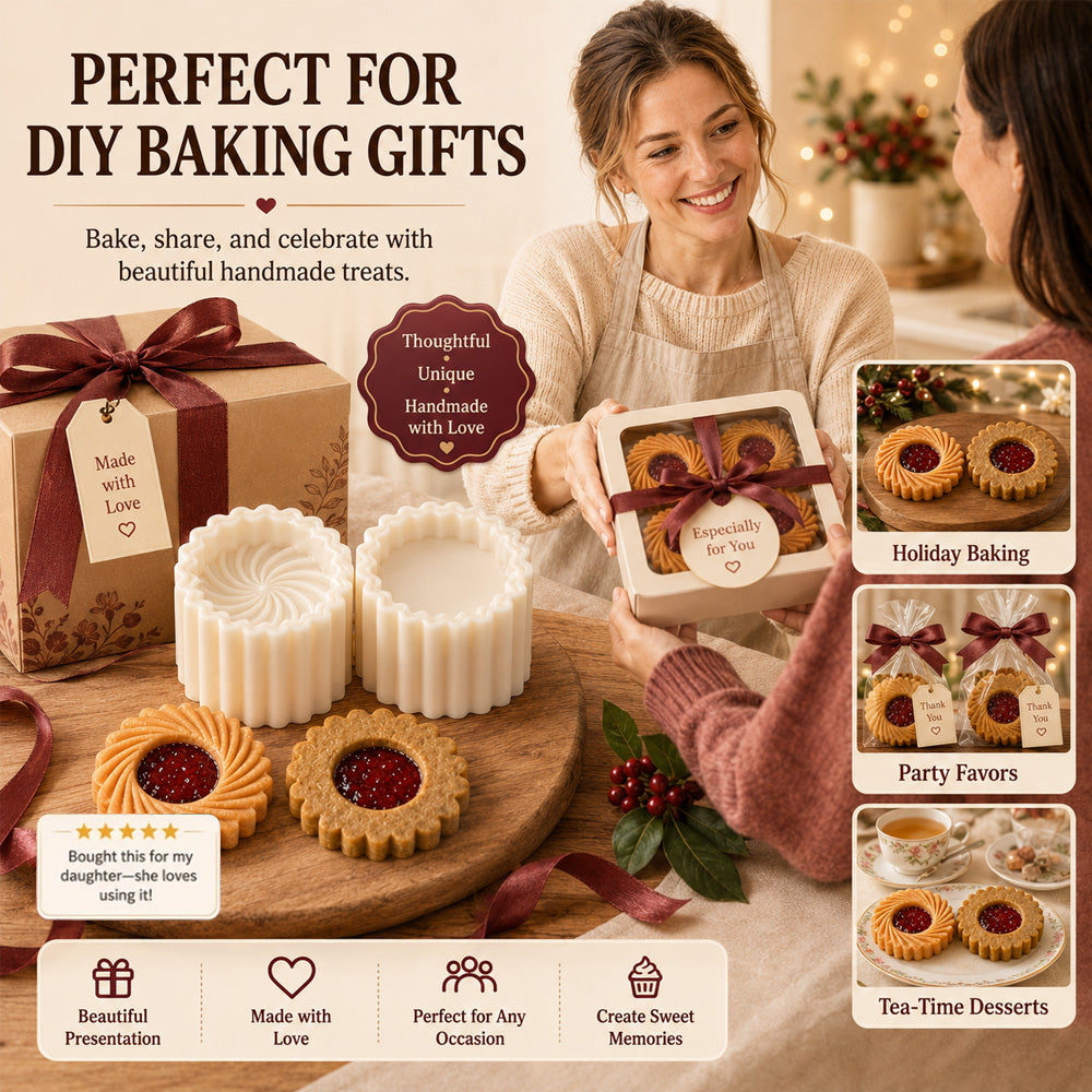 🥮🥮Creative Double-Ended Pastry Mold – 2-in-1 Design for Easy & Beautiful Baking---Polarvix®