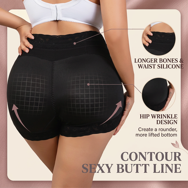 Polarvix® 💖High-Waist Shapewear Briefs – 🌸🌸Flatter Tummy, Lifted Curves, Breathable Lace & All-Day Stay-Put Comfort