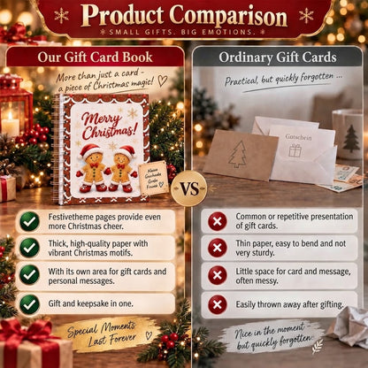 🎁 40% OFF – Perfect for Christmas! 🎅 🎄 Christmas Gift Card Album – DIY Spiral Album for Personalized Gifts 👍– Polarvix®