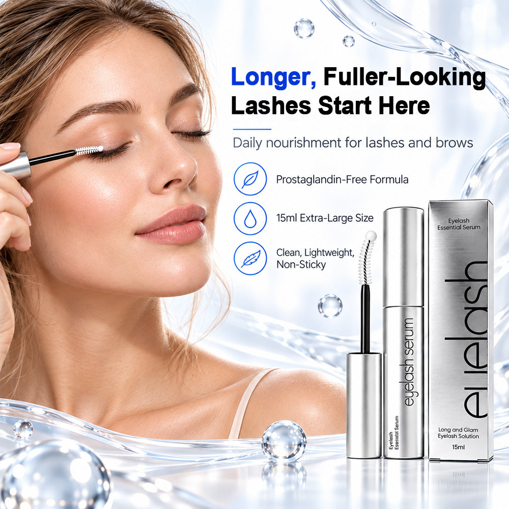 Essential Eyelash Growth Serum| Fuller & Thicker Lashes in 2 Weeks | Non-Prostaglandin---Polarvix®