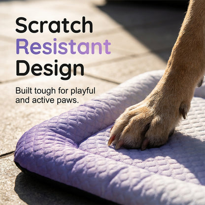 ❄️Pet Cooling Mat for Dogs & Cats 🐾  Naturally Cool Ice-Silk Pad • Breathable, Washable & Soft---Polarvix®