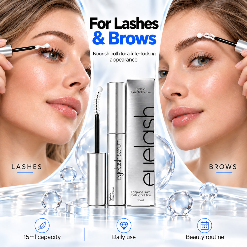 Essential Eyelash Growth Serum| Fuller & Thicker Lashes in 2 Weeks | Non-Prostaglandin---Polarvix®