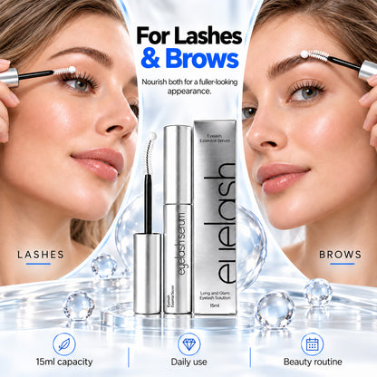 Essential Eyelash Growth Serum| Fuller & Thicker Lashes in 2 Weeks | Non-Prostaglandin---Polarvix®
