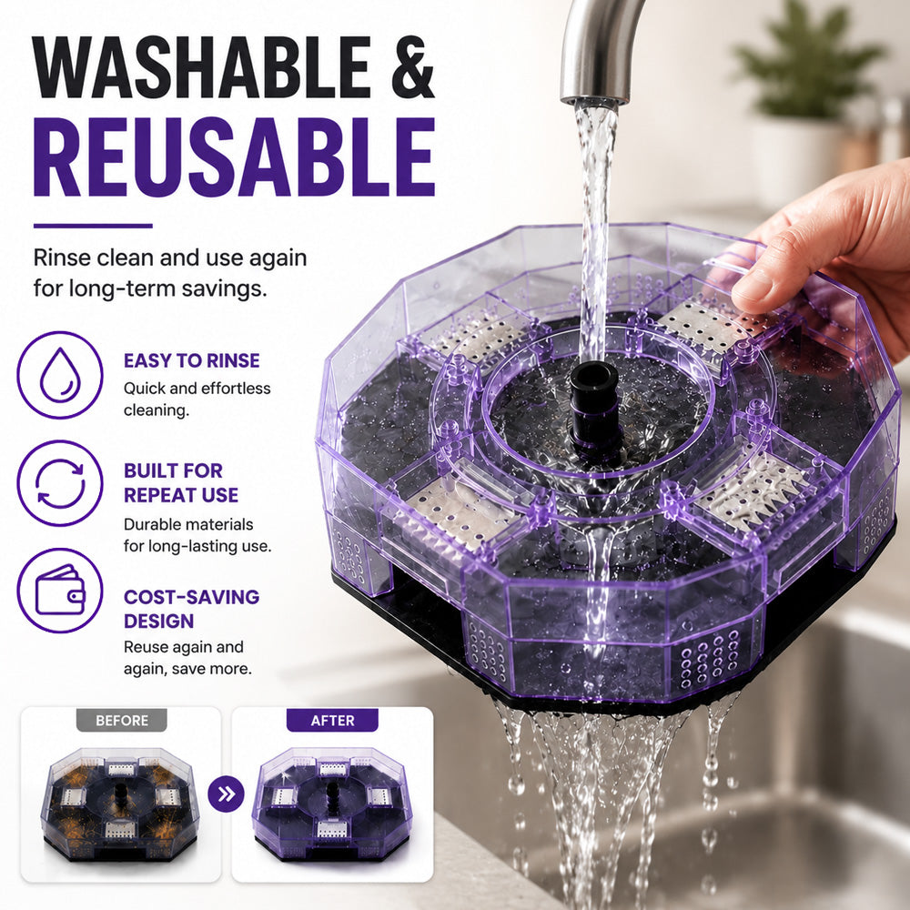 ⏳Time-Limited Special⏰ Reusable Roach Trap – Physical capture, no toxic sprays. One‑way doors, easy to check & clean. Safe for homes with kids & pets! 🏠✨---Polarvix®