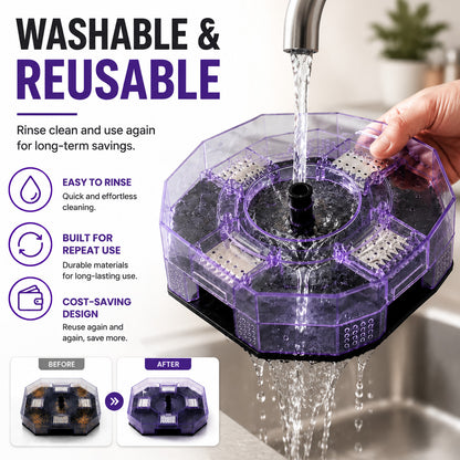 ⏳Time-Limited Special⏰ Reusable Roach Trap – Physical capture, no toxic sprays. One‑way doors, easy to check & clean. Safe for homes with kids & pets! 🏠✨---Polarvix®