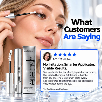 Essential Eyelash Growth Serum| Fuller & Thicker Lashes in 2 Weeks | Non-Prostaglandin---Polarvix®