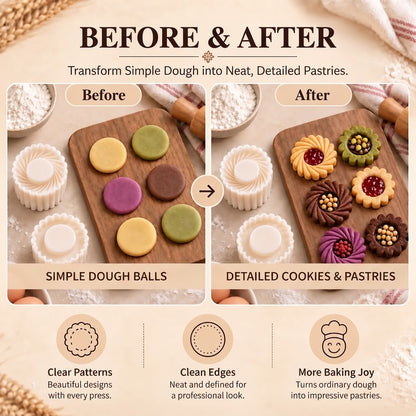 🥮🥮Creative Double-Ended Pastry Mold – 2-in-1 Design for Easy & Beautiful Baking---Polarvix®