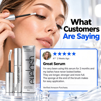 Essential Eyelash Growth Serum| Fuller & Thicker Lashes in 2 Weeks | Non-Prostaglandin---Polarvix®