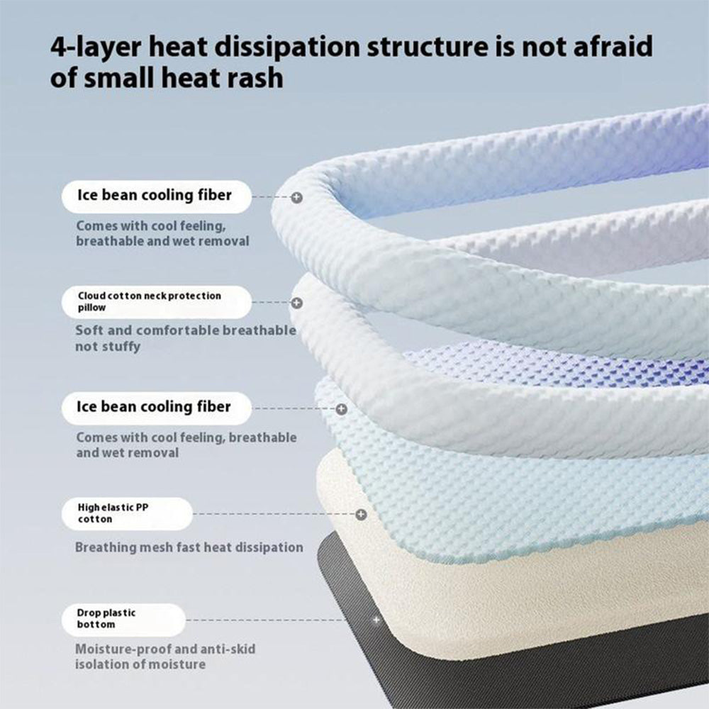 ❄️Pet Cooling Mat for Dogs & Cats 🐾  Naturally Cool Ice-Silk Pad • Breathable, Washable & Soft---Polarvix®