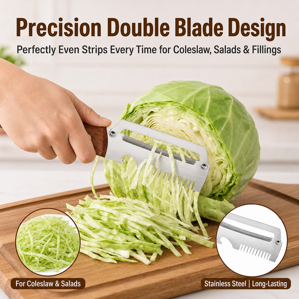 🥕 2-in-1 Multifunctional Vegetable Peeler Set | Peel, Slice & Julienne-Polarvix®