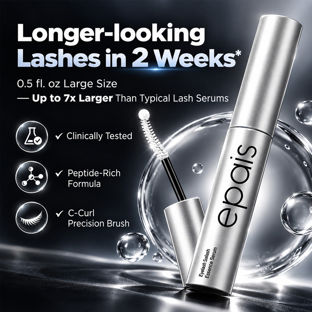 Essential Eyelash Growth Serum| Fuller & Thicker Lashes in 2 Weeks | Non-Prostaglandin---Polarvix®