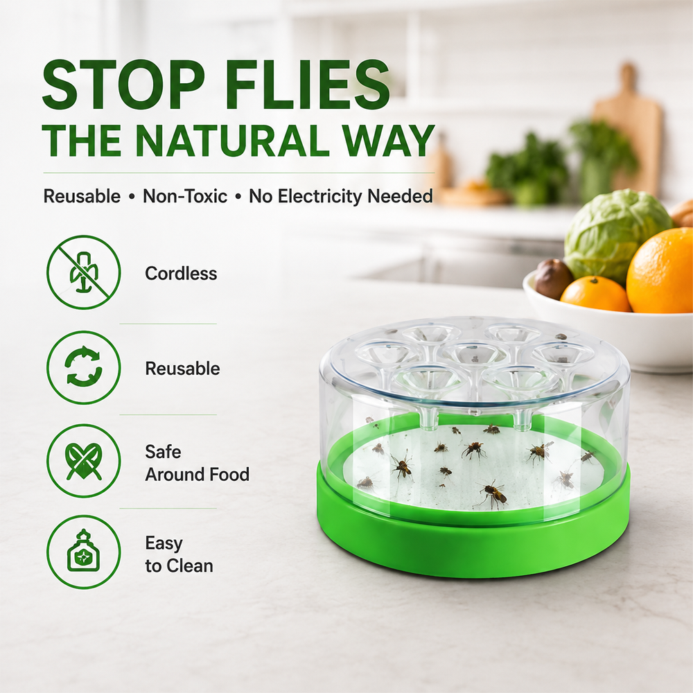 🎉HOT SALE✨Reusable Non-Electric Fly Trap--Polarvix®
