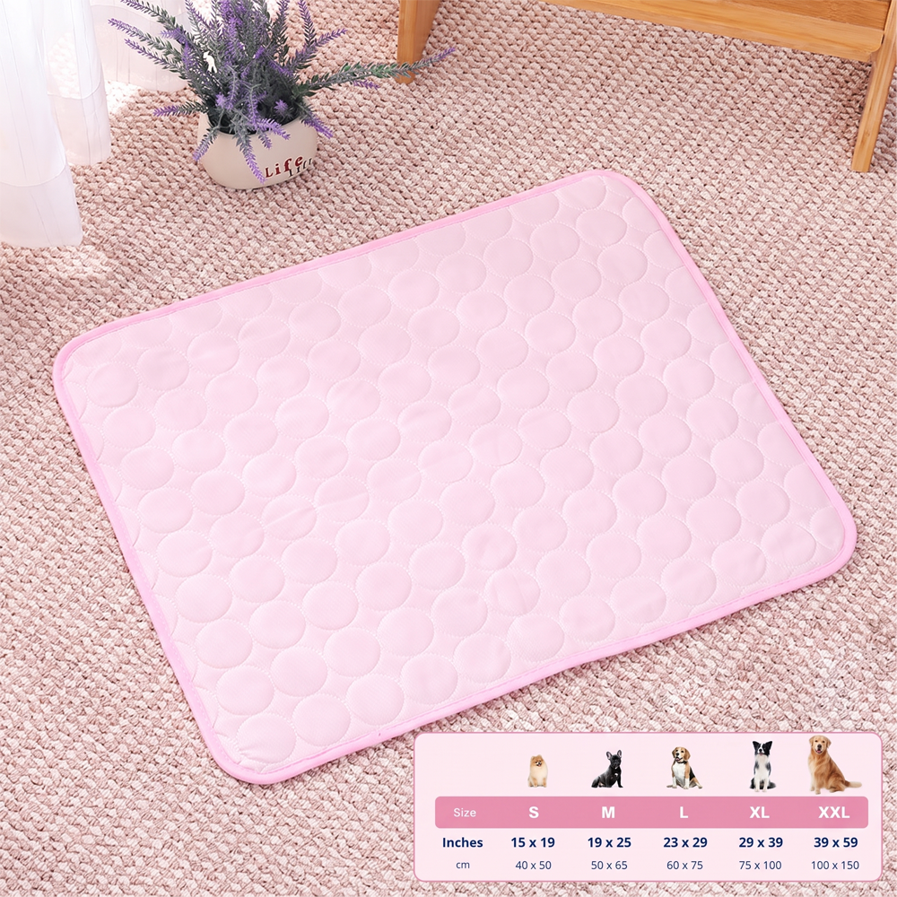 Polarvix®  Beat the Heat! ❄️ Cooling Mat for Pets 🐶🐾 | Self Cooling • Breathable • Perfect for Summer