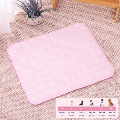 Polarvix®  Beat the Heat! ❄️ Cooling Mat for Pets 🐶🐾 | Self Cooling • Breathable • Perfect for Summer