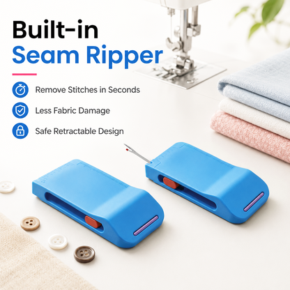 🧵 Sewing Seam Guide & Ripper – Multi-functional Tool, Easy Seam Allowance & Stitch Removal ✂️🪡--Polarvix®