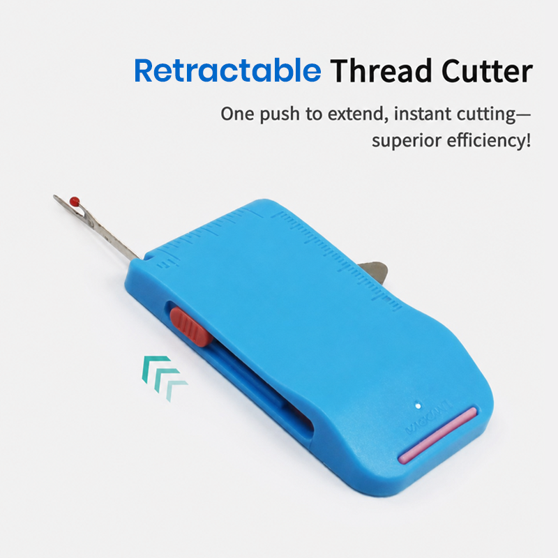 Polarvix® 🧵  🧵Multi-Purpose Sewing Seam Guide & Stitch Ripper – Easy Seam Allowance Measuring and Stitch Removal✂️🪡