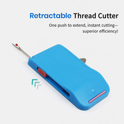 Polarvix® 🧵  🧵Multi-Purpose Sewing Seam Guide & Stitch Ripper – Easy Seam Allowance Measuring and Stitch Removal✂️🪡