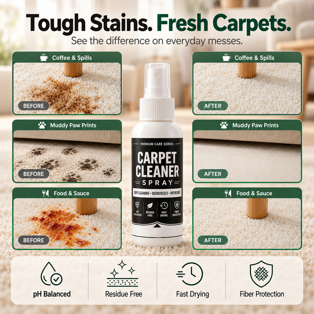 🏆 Buy 1 Get 1 Free🎁 Deep Clean Carpet Spray – Industrial-Strength Formula | Perfect for Auto Interiors, Sofas & Rugs, Effortless Stain Removal ✨