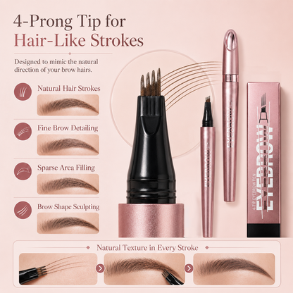 🌿Waterproof Micro-Fork Brow Pencil – 🌿Natural Hair-Like Brows--Polarvix®