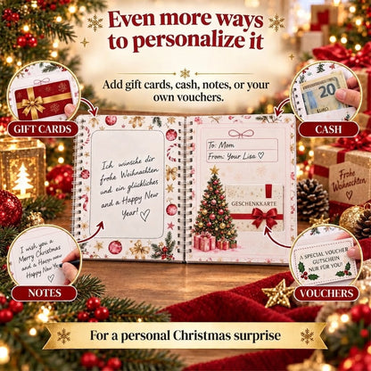 🎁 40% OFF – Perfect for Christmas! 🎅 🎄 Christmas Gift Card Album – DIY Spiral Album for Personalized Gifts 👍– Polarvix®