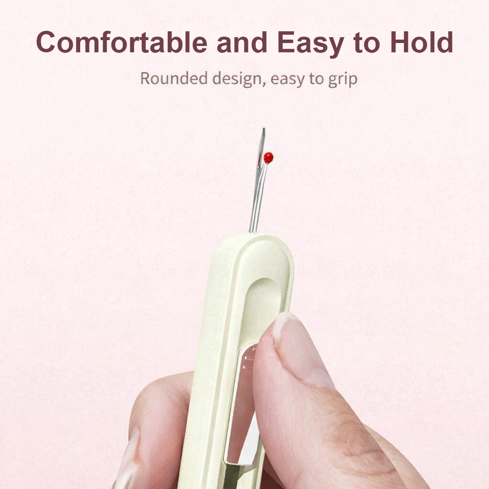 ✂️2-in-1 Needle Threader & Seam Ripper with Retractable Design for Hand Sewing, Quilting & Needle Crafts🪡--Polarvix®