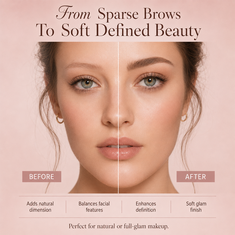 🌿Waterproof Micro-Fork Brow Pencil – 🌿Natural Hair-Like Brows--Polarvix®