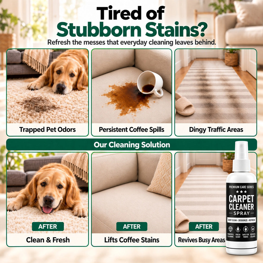 🏆 Buy 1 Get 1 Free🎁 Deep Clean Carpet Spray – Industrial-Strength Formula | Perfect for Auto Interiors, Sofas & Rugs, Effortless Stain Removal ✨
