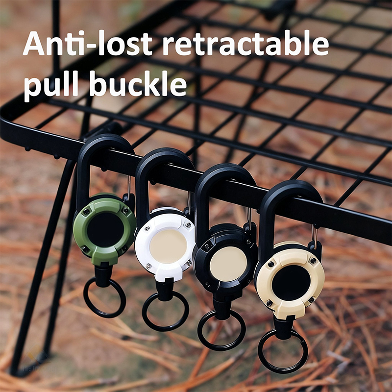 upsell Polarvix® 💥LAST DAY SALE 40%OFF💥🏆Retractable Carabiner Keychain 🎣 – 60cm Steel Cord, Heavy-Duty Badge Reel, Lightweight EDC Tool for Keys, ID & Outdoor Use