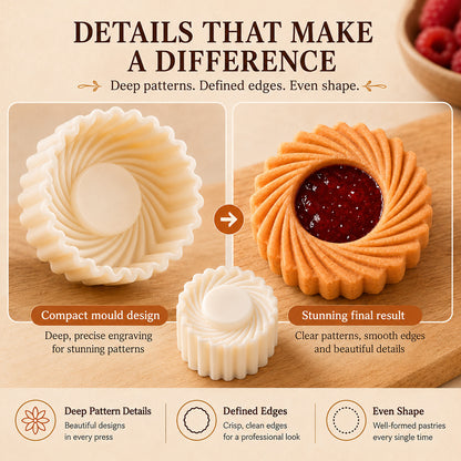 🥮🥮Creative Double-Ended Pastry Mold – 2-in-1 Design for Easy & Beautiful Baking---Polarvix®