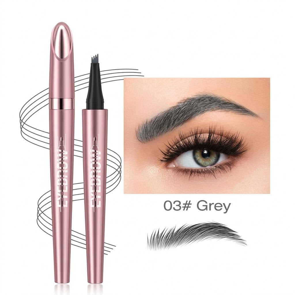 Polarvix®  Navozilo® Waterproof Micro-Fork Brow Pencil – Natural Hair-Like Brows
