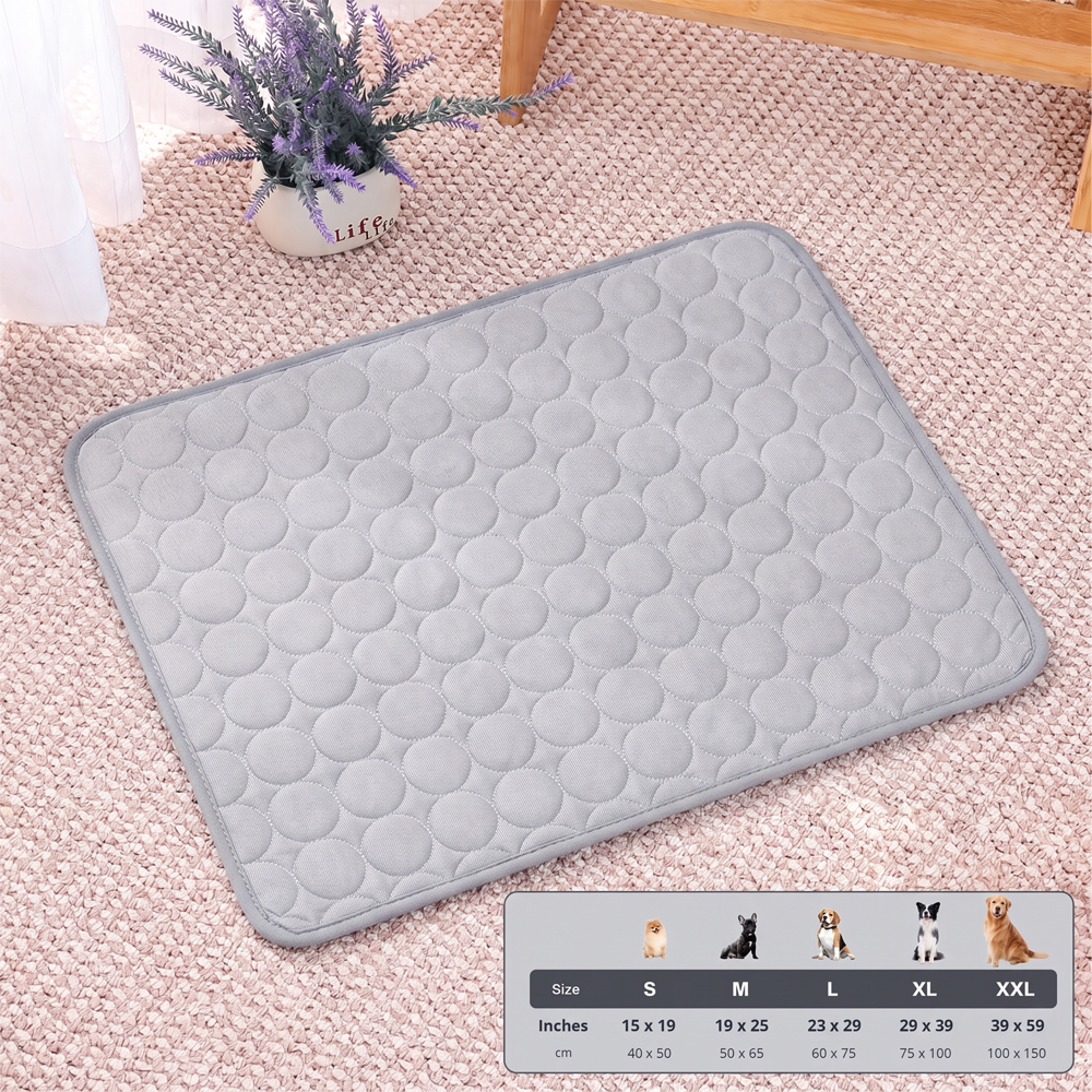 Polarvix®  Beat the Heat! ❄️ Cooling Mat for Pets 🐶🐾 | Self Cooling • Breathable • Perfect for Summer