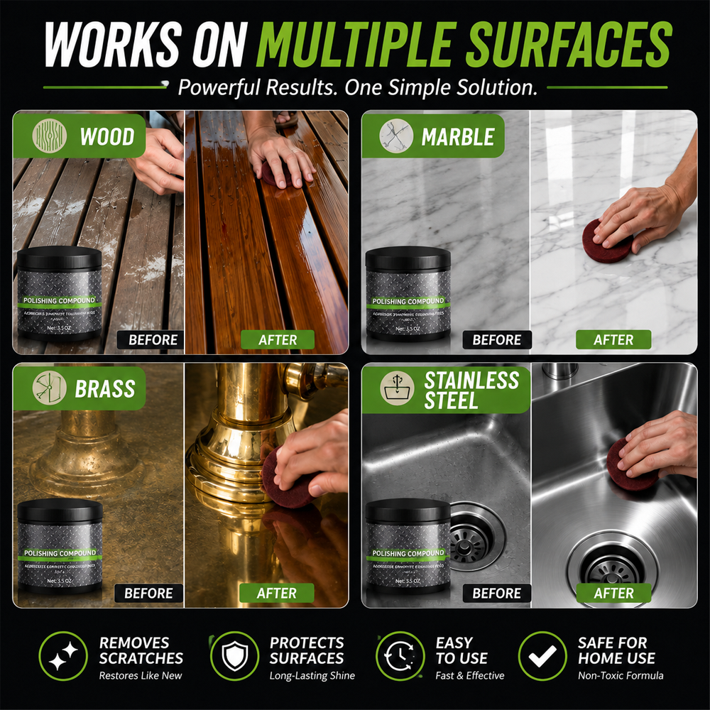 🎉HOT SALE✨All-in-One Surface Restoration Polish with Pad😎--Polarvix®
