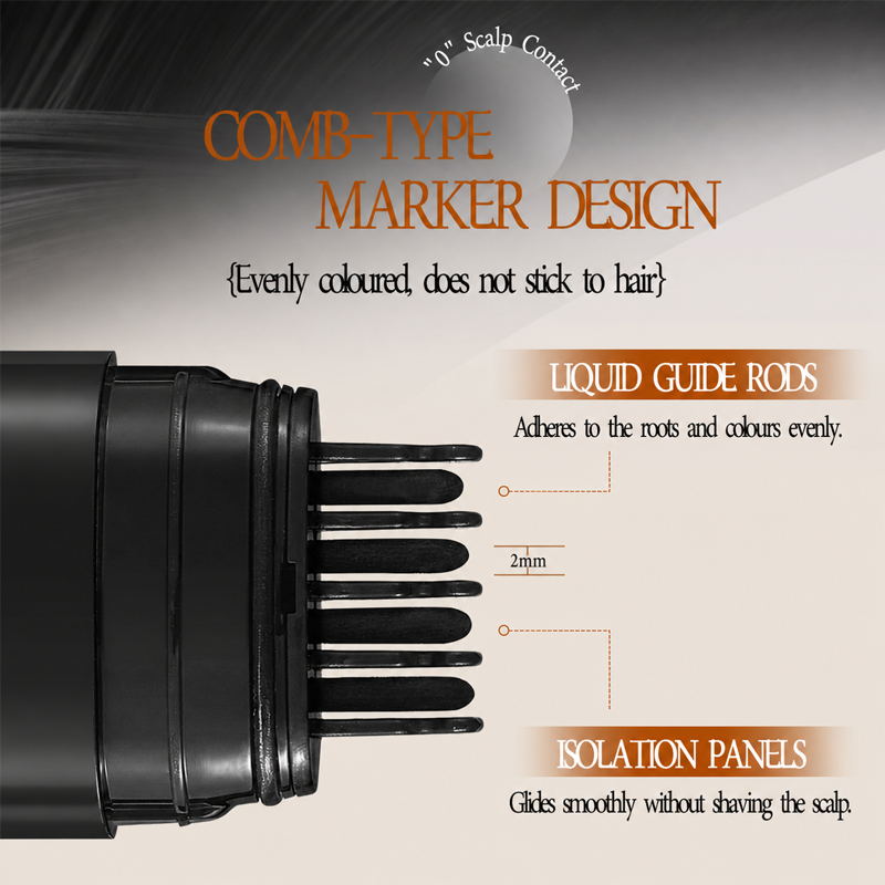 Polarvix® ⏰Black Friday Limited Sale 40% OFF!!✨Instant Hair Colour Stick with Built-In Comb🔥