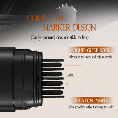 Polarvix® ⏰Black Friday Limited Sale 40% OFF!!✨Instant Hair Colour Stick with Built-In Comb🔥