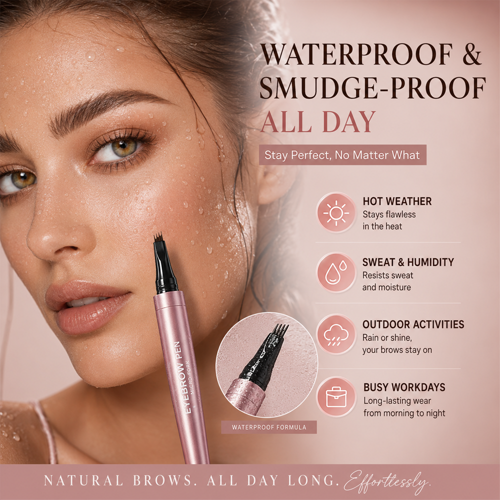 🌿Waterproof Micro-Fork Brow Pencil – 🌿Natural Hair-Like Brows--Polarvix®