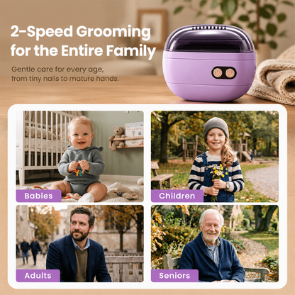 ✂️ LIMITED-TIME 40% OFF! 💅 2-in-1 Smart Electric Nail Clipper & Polisher 🌟Polarvix®
