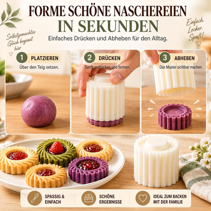 🥮🥮1 kaufen, 1 gratis! Kreative 2-in-1-Teigform – Zwei Designs für einfaches & schönes Backen