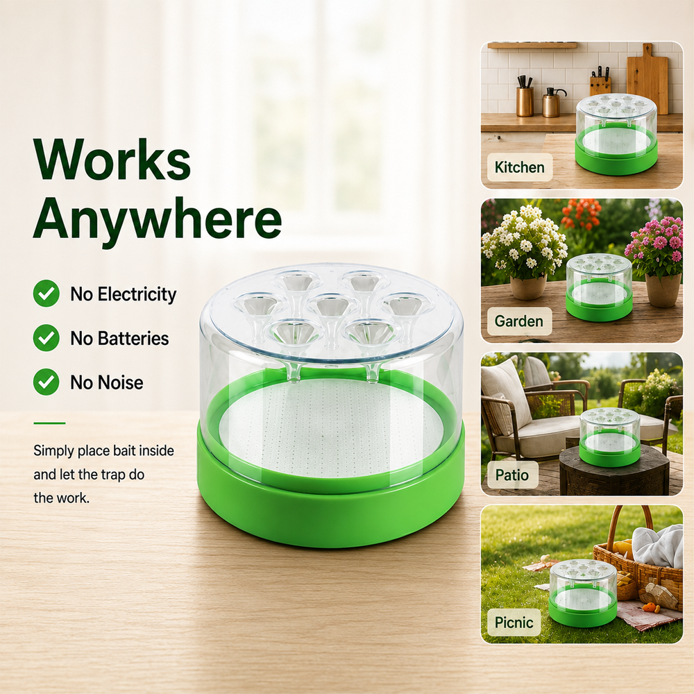 🎉HOT SALE✨Reusable Non-Electric Fly Trap--Polarvix®
