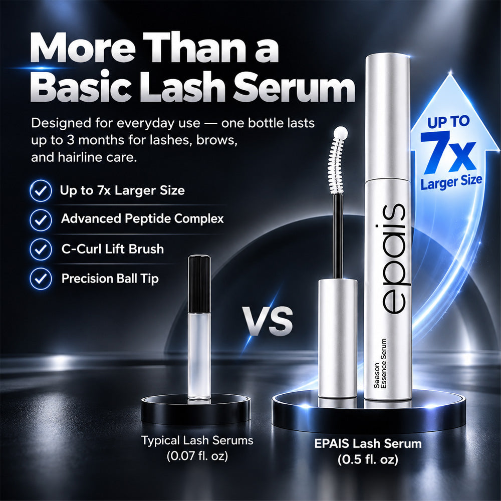 Essential Eyelash Growth Serum| Fuller & Thicker Lashes in 2 Weeks | Non-Prostaglandin---Polarvix®