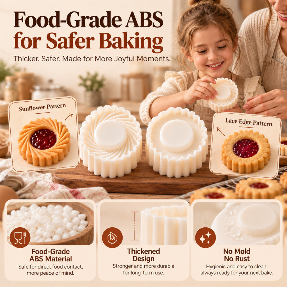 🥮🥮Creative Double-Ended Pastry Mold – 2-in-1 Design for Easy & Beautiful Baking---Polarvix®