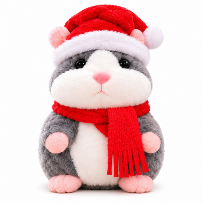 🎁🎄 Talking Hamster Plush – Interactive Learning Toy & Fun Christmas Gift for Kids