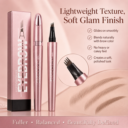 🌿Waterproof Micro-Fork Brow Pencil – 🌿Natural Hair-Like Brows--Polarvix®